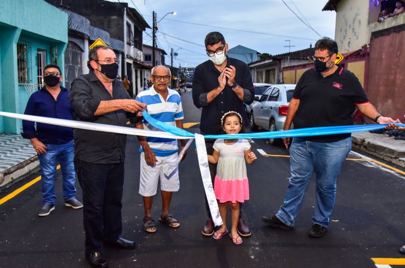 Inauguração asfáltica travessa We 28 na Cidade Nova VIII