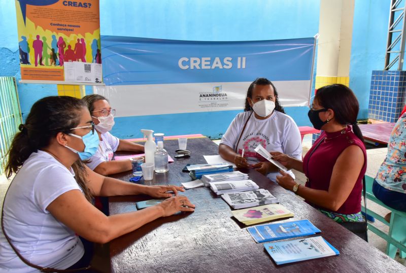 Ação Social Integrada, escola Gregório de Almeida Brito. Bairro PAAR 30 anos . SESAU E SEMCAT