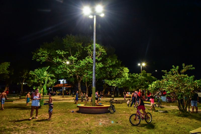 Entrega iluminação de led no Park Aanne, mais luz pra Ananindeua