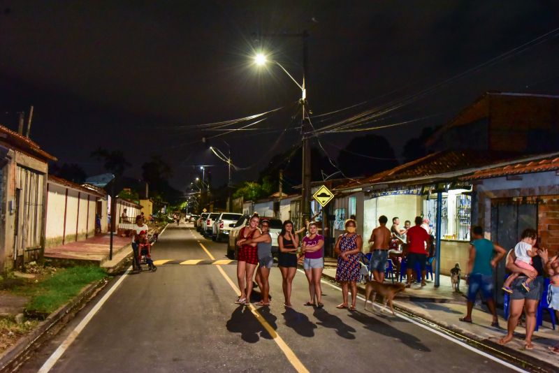 Inauguração asfáltica, pass. Gerson Monteiro, Pass. Ramos, Pass. Santa Fé, Pass. Amelio Tavares, Rua Raimundo Nonato, Rua Carlos Roberto, Trav. Segio Naru e Passagem Teixeira