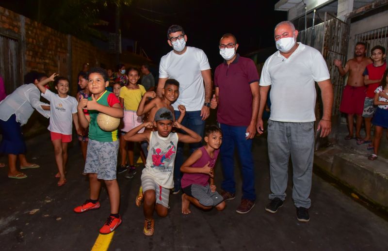 Programa Ilumina na rua Manguara