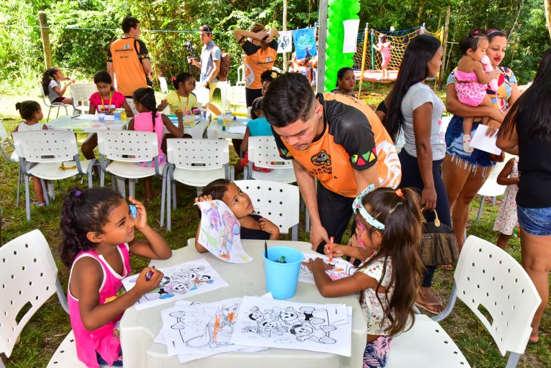 Jogos no Quilombo de Abacatal em Anannindeua