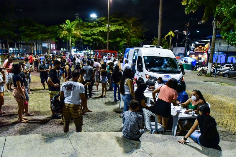 orujão da vacinação Praça da Biblia