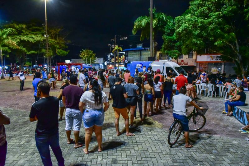 orujão da vacinação Praça da Biblia