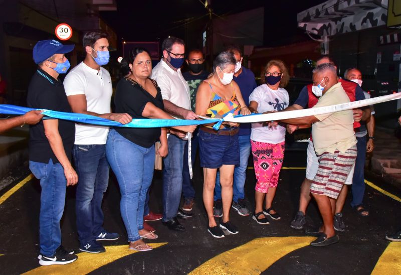 Inauguração e entrega de rua Pavimentada e Iluminação de led na cidade nova II- Trav we 21