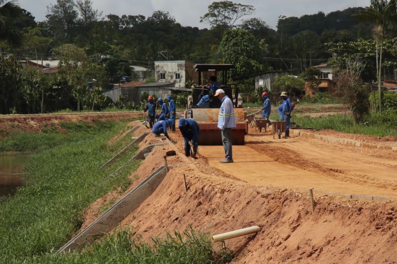 Obras no Canal das Toras - Águas Brancas