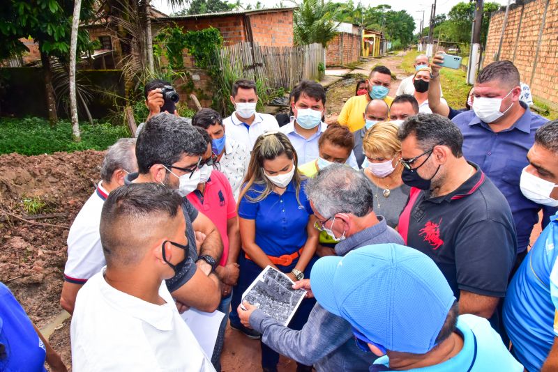 Visita técnica ao conjunto de divisa entre Ananindeua e Marituba