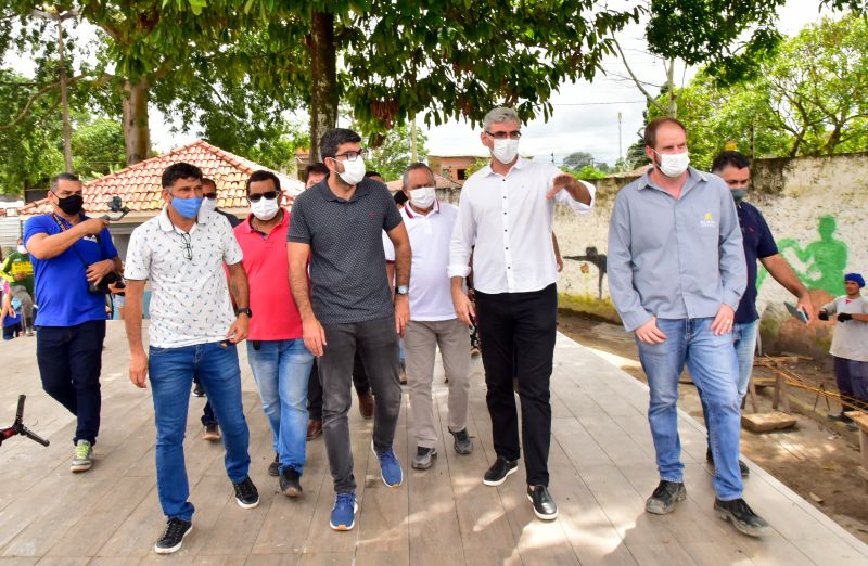 Visita técnica na praça central de Águas Lindas