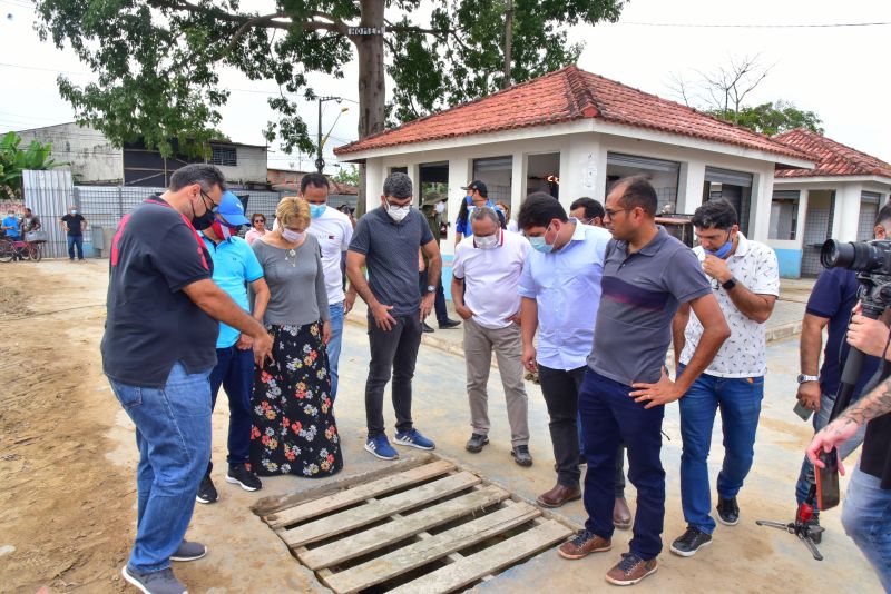 Visita técnica na praça central de Águas Lindas