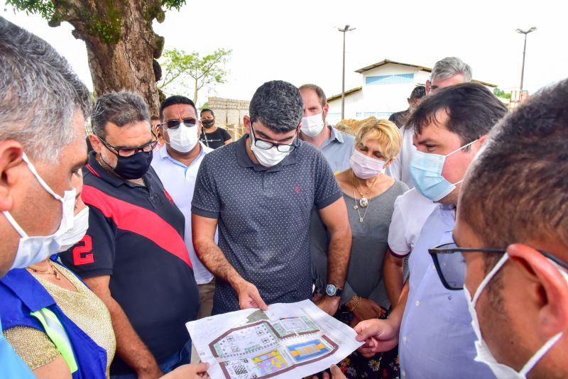 Visita técnica na praça central de Águas Lindas