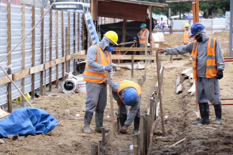 Visita ao andamento das Obras do Canteiro Central do Paar