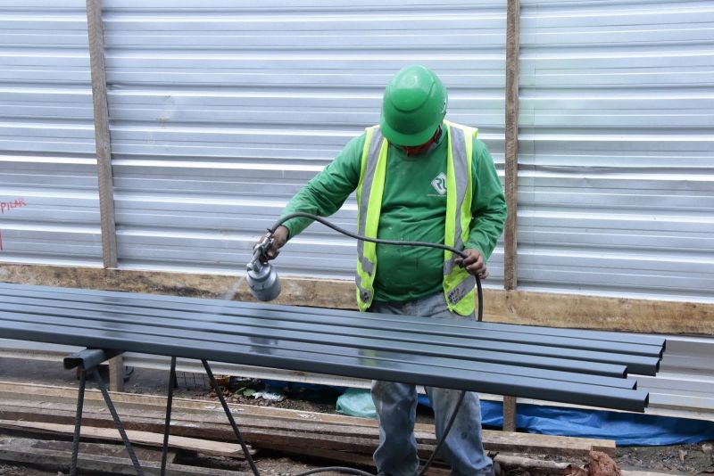 Visita ao andamento das Obras do Canteiro Central do Paar