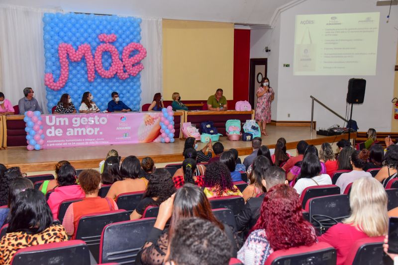 Lançamento do Programa Mãe Ananin. Iniciativa das Secretarias SESAU/SEMCAT - Apoio as Mulheres Grávidas de Ananindeua