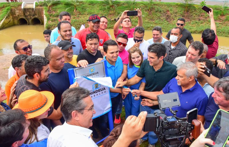 Entrega de Macrodenagem e Infraestrutura Viária do Trecho I do Canal das Toras