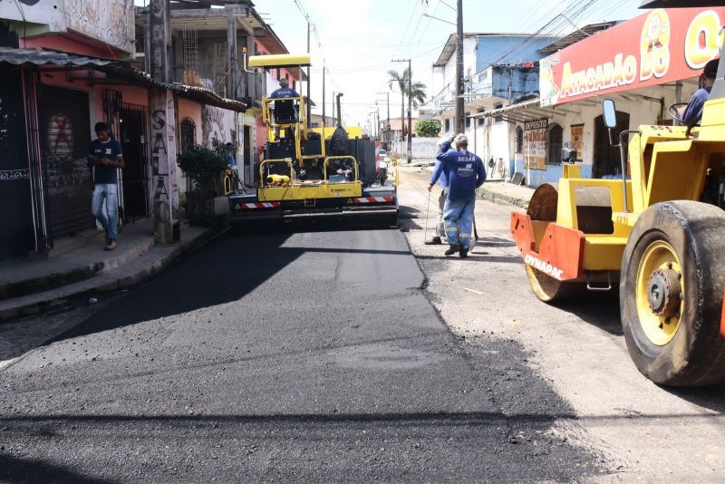 Início dos Serviços de Pavimentação Asfáltica da rua Rio Negro no bairro Paar