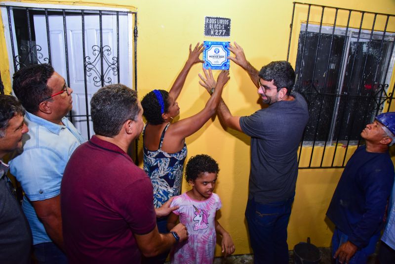 Entrega de 92 casa Reformadas do Programa Morar bem no Conjunto Jardim Vitória no Icuí Guajará