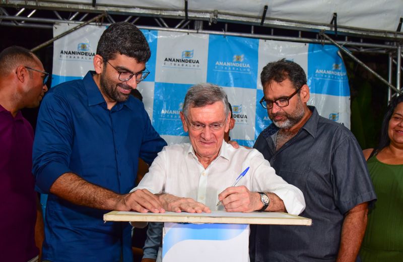 Assinatura de O.S para segunda etapa das obras de Infraestructura do Park Daniel Reis no Curuçambá