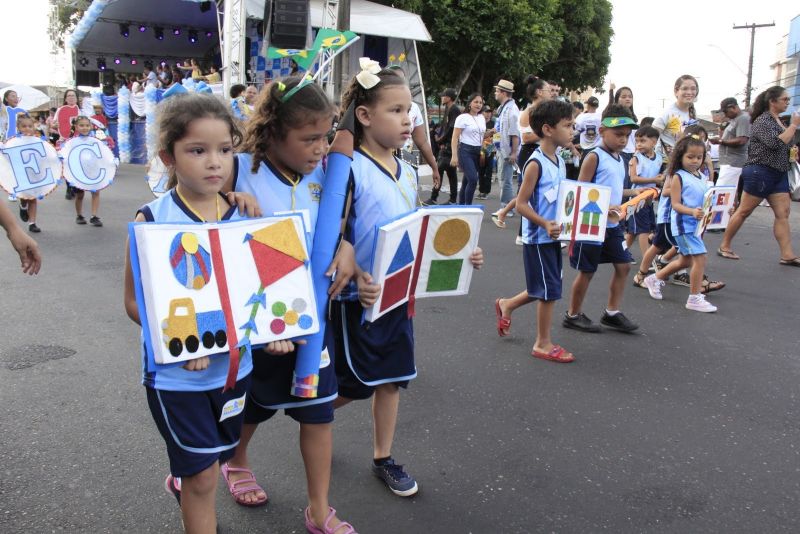 Caminhada Escolar em Alusão à Independência do Brasil lado Norte na Arterial 18