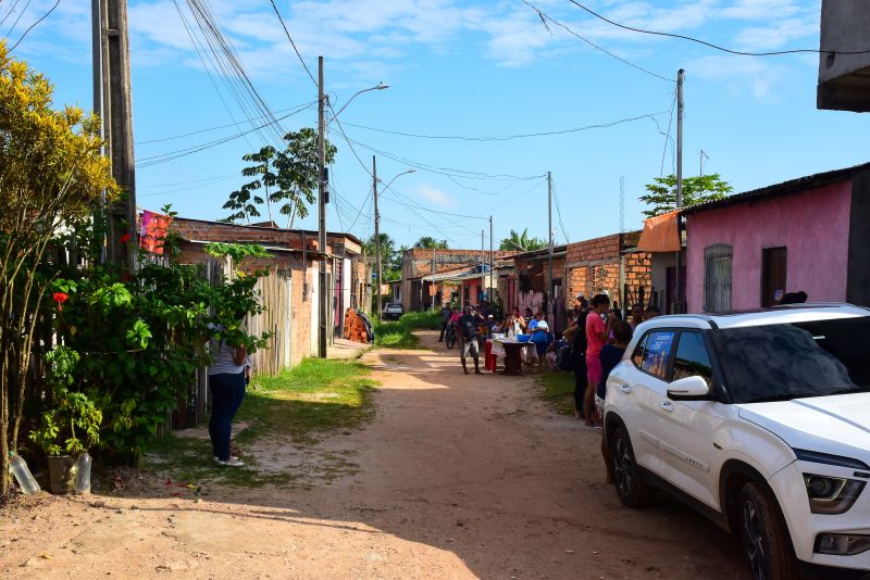 Voo inaugural para estudos de regularização fundiária na comunidade Párque da Ameixeira no Icuí- Guajará