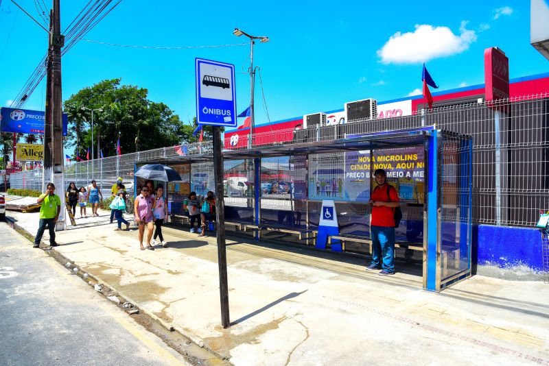 Novas paradas de ônibus, SN3 na Cidade Nova
