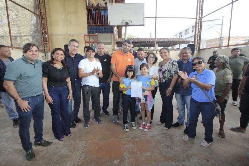 Assinatura de Ordem de Serviço para Reforma da EMEF Nova Tauari no Icuí Guajará