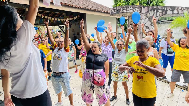 Mais de 50 idosos participam da Colônia de Férias em Ananindeua