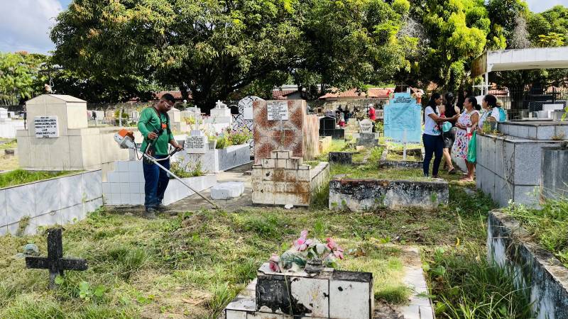 Cemitérios públicos de Ananindeua são preparados para Dia de Finados