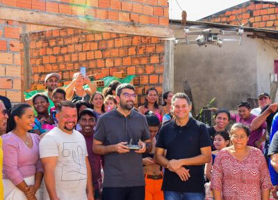 Galeria: Voo inaugural para estudos de regularização fundiária na comunidade Párque da Ameixeira no Icuí- Guajará