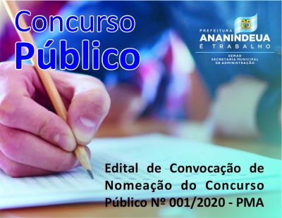 Concurso Público Nº 001/2020-PMA