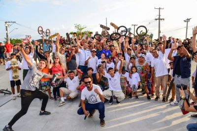 Prefeitura fomenta práticas esportivas com a entrega do primeiro Espaço Radical de Ananindeua