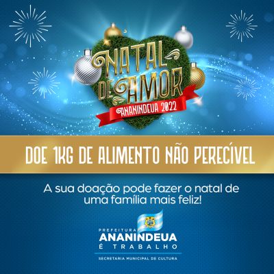 Campanha de doação de alimentos movimenta Natal de Amor de Ananindeua