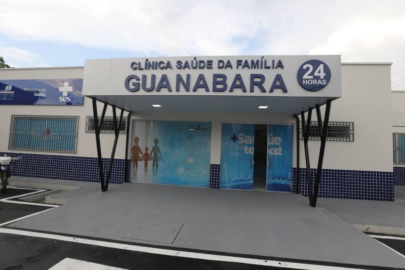 Inauguração da clinica Saúde da família 24 hs, unidade de pronto atendimento no bairro da Guanabara