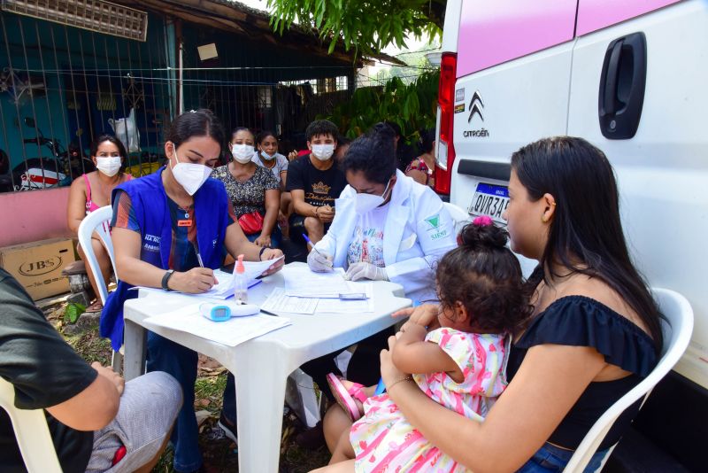 Ação emergencial da Saúde na área dos Correiros no bairro Águas Lindas