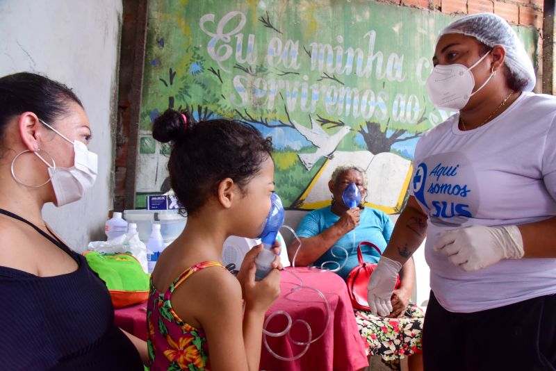 Ação emergencial da Saúde na área dos Correiros no bairro Águas Lindas