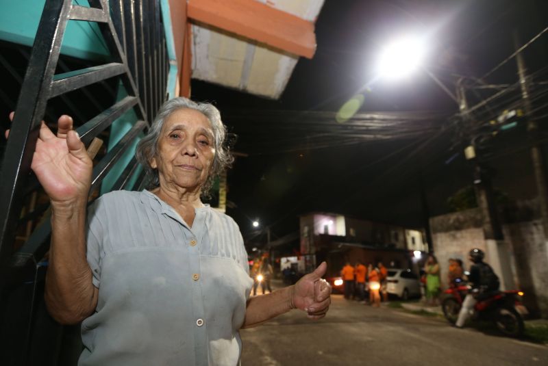 Entrega da Nova Iluminação em Lâmpada de Led no bairro Guanabara