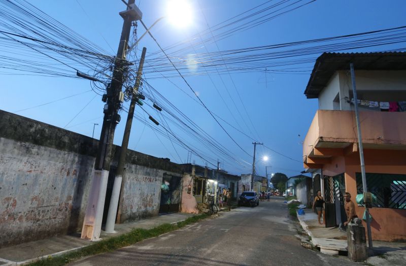 Entrega da Nova Iluminação em Lâmpada de Led no bairro Guanabara