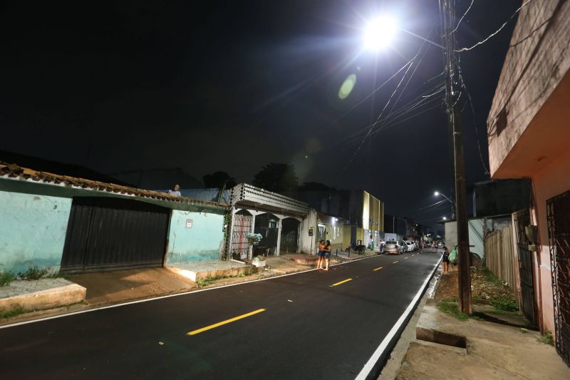 Inauguração das ruas Asfaltadas com sinalização e Iluminação em Led do Conjunto Jardim Cristal no bairro 40 Horas
