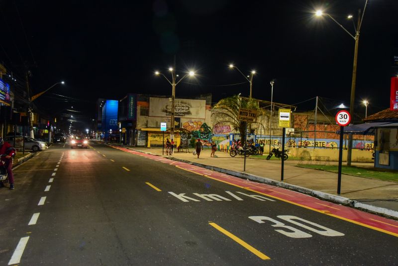 Inauguração da nova avenida Cláudio Sanders no bairro Centro, totalmente Recapeada, sinalizada e com iluminação em led