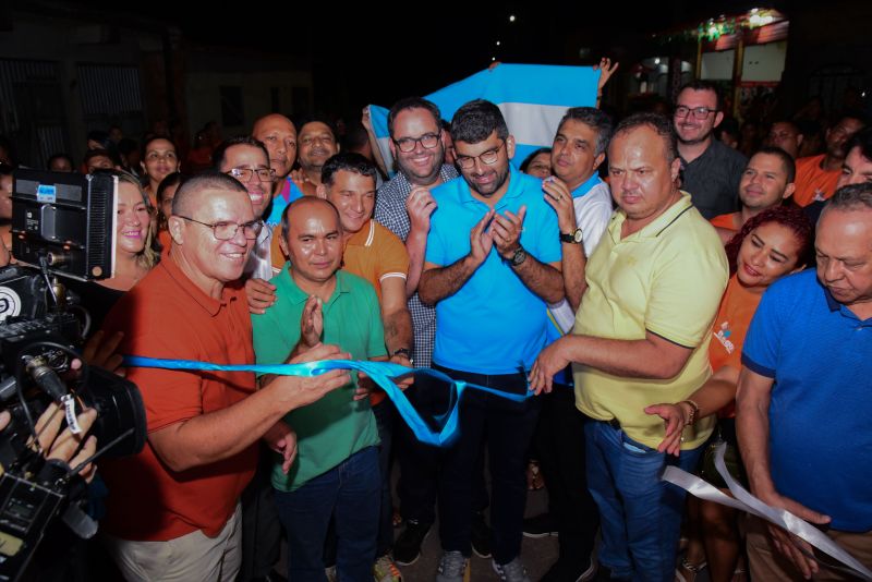Inauguração Asfáltica da avenida Carlos Prestes no bairro de Águas Lindas