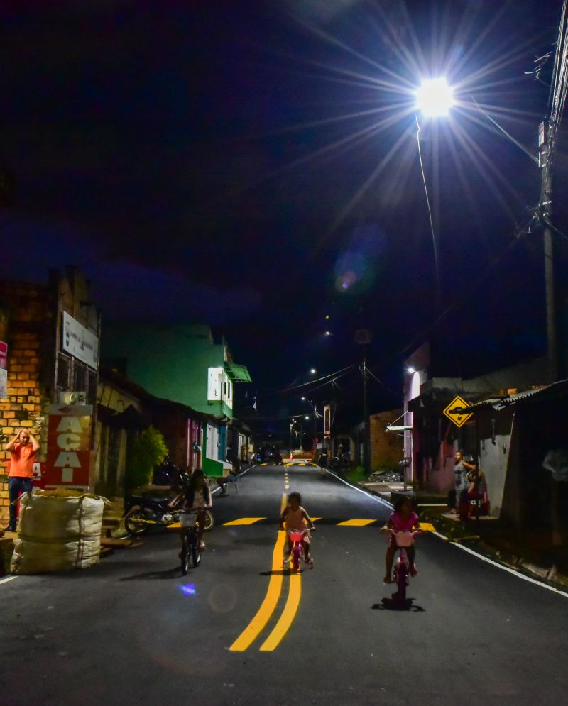 Entrega de Ruas Pavimentadas e com Iluminação Publica em Led no Bairro Curuçambá