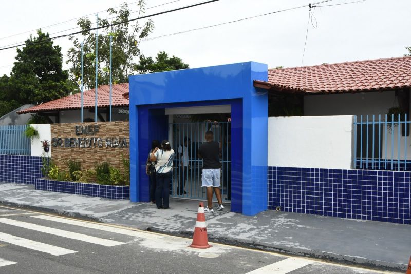 Inauguração da 44° Unidade de Educação Revitalizada Emef Benedito Maia – Conjunto Abelardo Condurú - Coqueiro