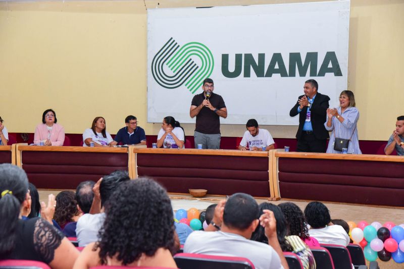 Abertura da Conferência Municipal dos Direitos da Criança e Adolescente no Auditório da Unama Br