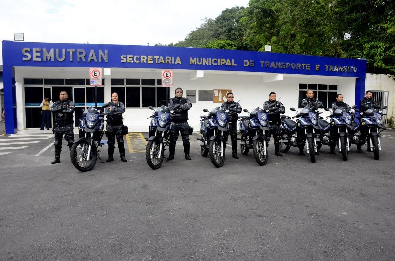 Ato de entrega de motos destinadas ao Motopatrulhamento da Guarda Civil Municipal de Ananindeua