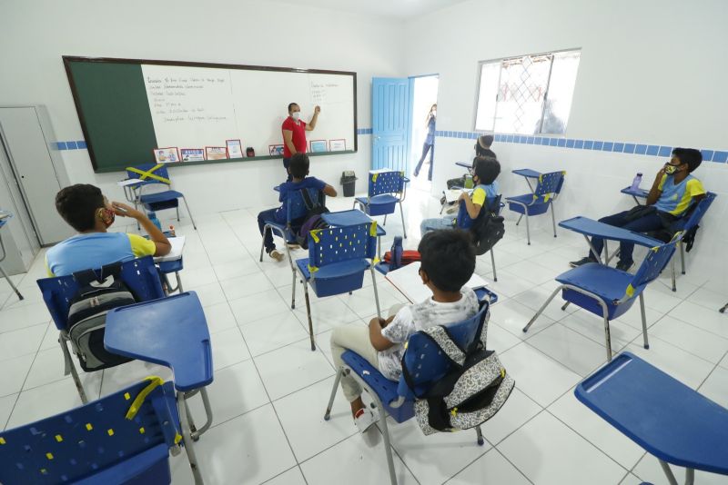 Volta as Aulas Escola Clovis Begot no bairro Águas Lindas