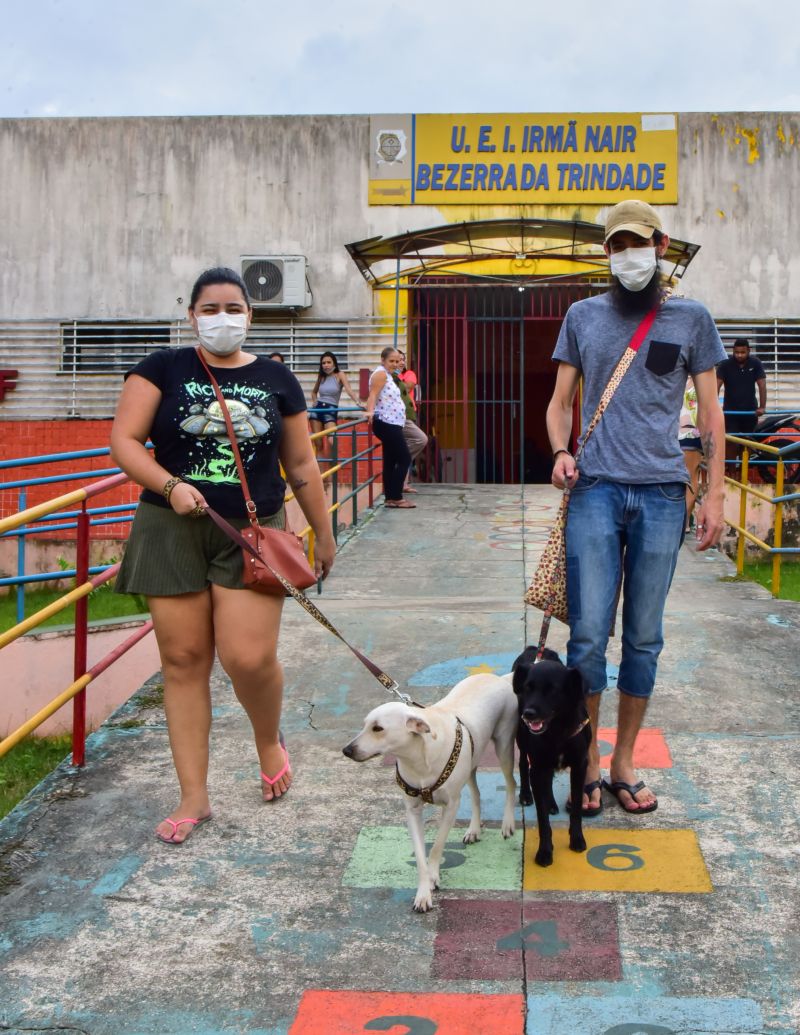 Castra Móvel na Escola Irmã Nair Bezerra da Trindade no bairro Guanabara