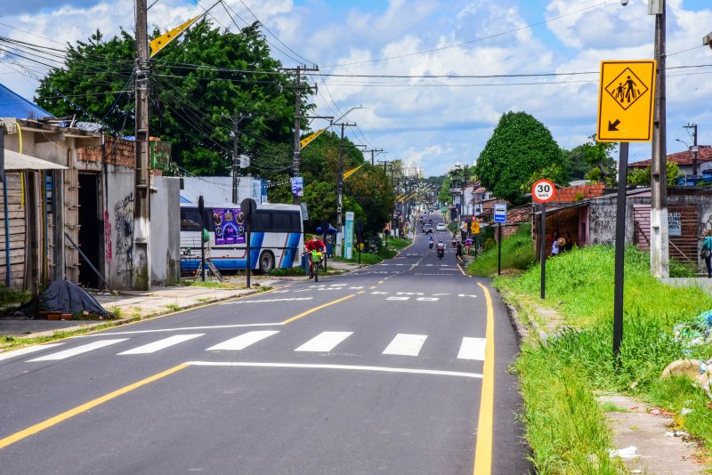 Inauguração da nova estrada do Icuí Guajará