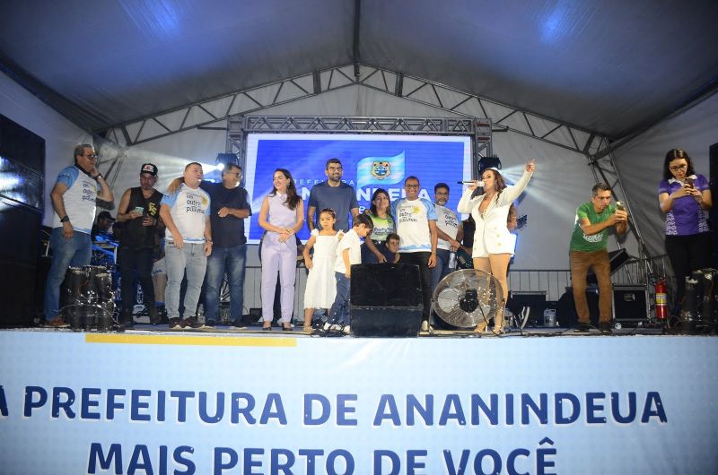 Inauguração das ruas do parque Daniel Reis no Curuçambá