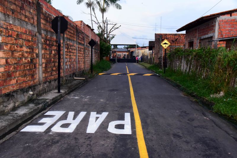 Inauguração das ruas parque Florestal no bairro Icuí Guajará