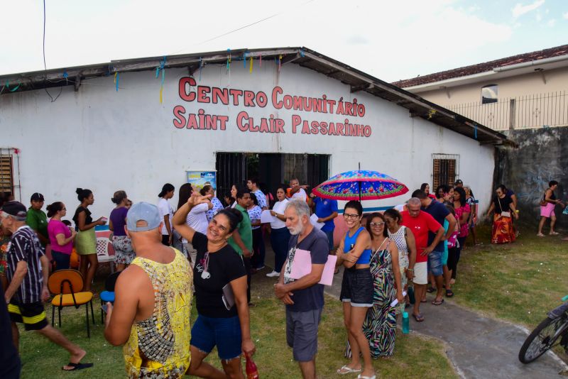 Ação Corujão da Saúde nos bairros no centro comunitário Saint Clair Passarinho no 40 Horas
