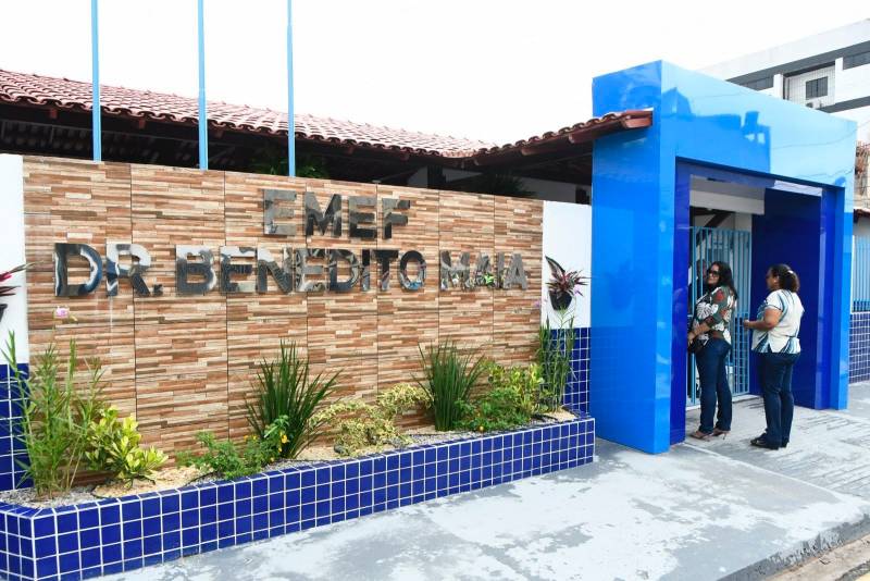 Escola Benedito Maia é entregue revitalizada pela Prefeitura de Ananindeua 